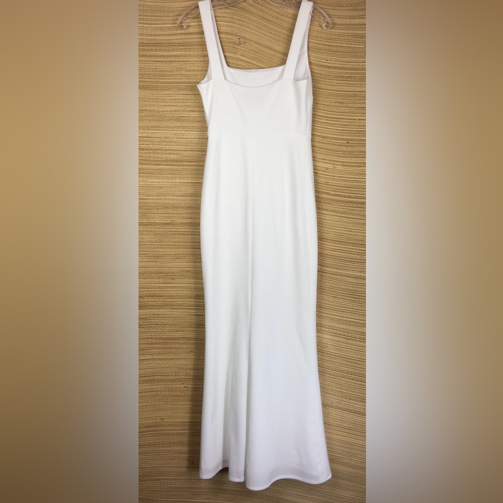 BHLDN Blake Square-Neck Stretch Crepe Gown Maxi Dress Size XS - Picture 9 of 14